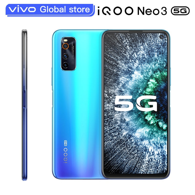 original vivo iQOO Neo 3 Smartphone 6GB 128GB Snapdragon 865 4500mAh 44W  Dash Charging 144Hz Screen Refresh Rate NFC MobilePhone