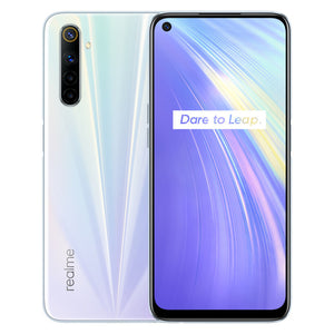 [Official Spanish version warranty] Realme 6 4 + 64gb, 4 + 128gb, 8 + 128gb Smartphone Octa Core, Four camaras, reader side paw prints