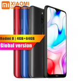 Original New Global Version Xiaomi Redmi 8 4GB RAM 64GB ROM 6.21" Mobile Phone Snapdragon 439 Octa Core 12MP Dual Camera 5000mAh