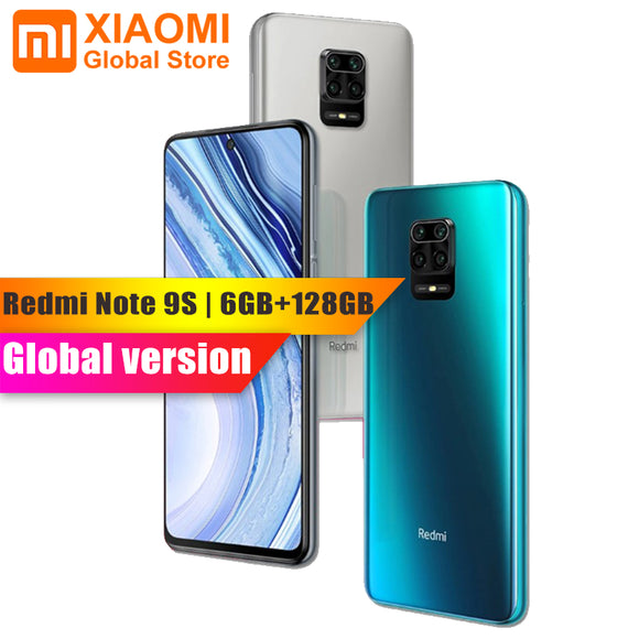 Original Global Version Xiaomi Redmi Note 9S 4GB 64GB 6GB RAM 128GB RO