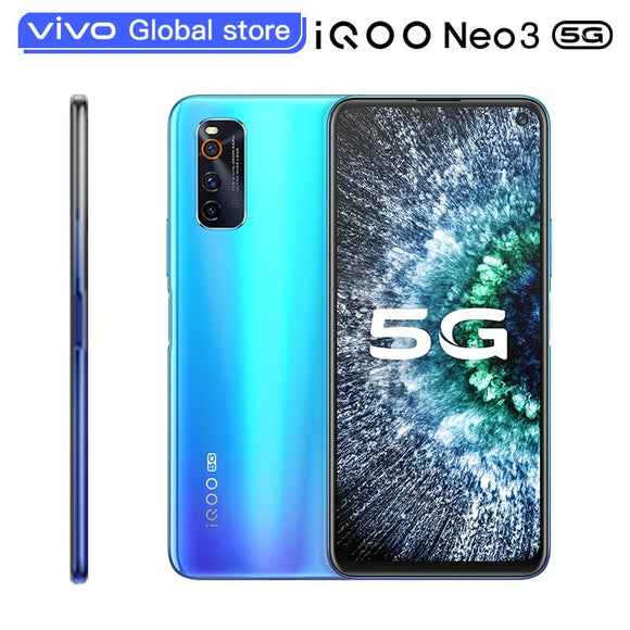 original vivo iQOO Neo 3 Smartphone 6GB 128GB Snapdragon 865 4500mAh 44W Dash Charging 144Hz Screen Refresh Rate NFC MobilePhone