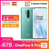 Global Rom OnePlus 8 Pro 5G Smartphone Snapdragon 865 6.78'' 120Hz Fluid Display 48MP Quad Cameras IP68 30W Wireless Charge